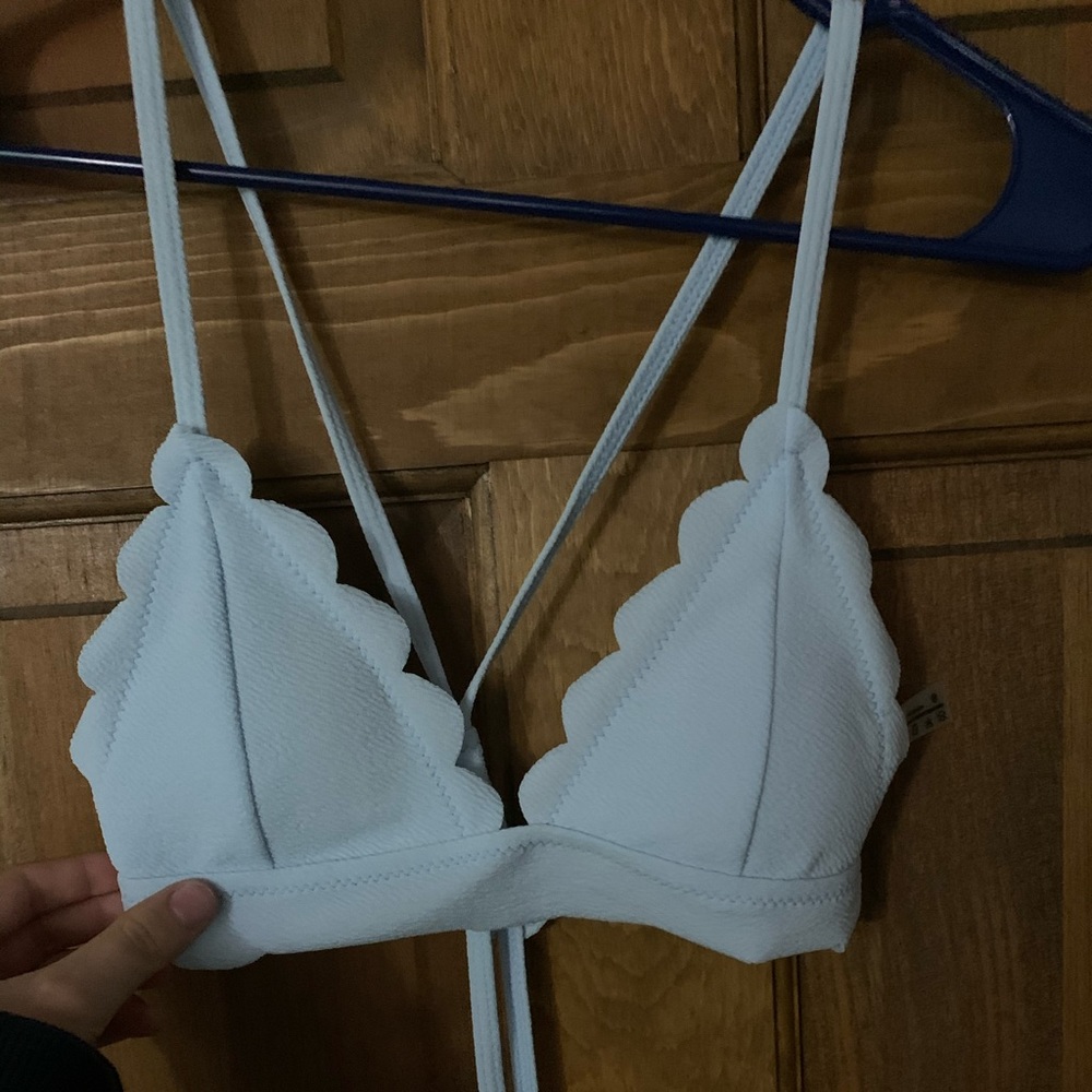 BLUE SWIM SUIT